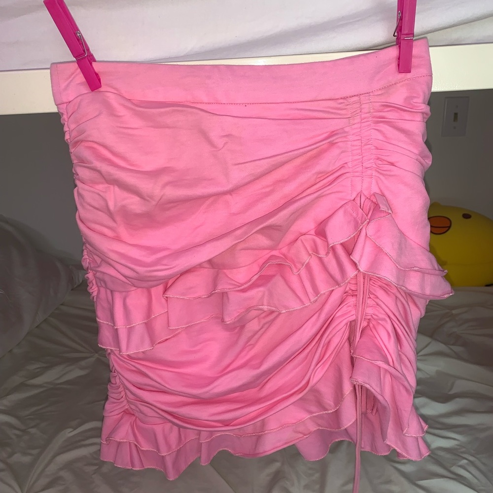 Tiger mist pink mini skirt